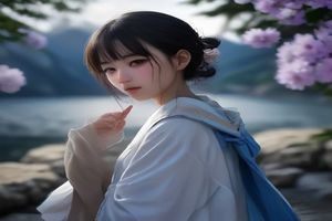 特写镜头下母亲的手轻抚旧照片，指节泛白，背景虚化的旧式台灯